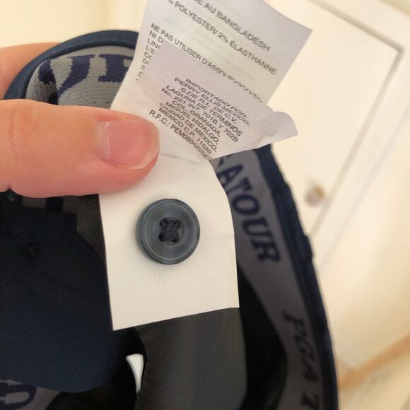 PGA Tour NWT Men's Black Iris Performance Stretch Golf Shorts Blue Size 32 - Picture 8 of 9